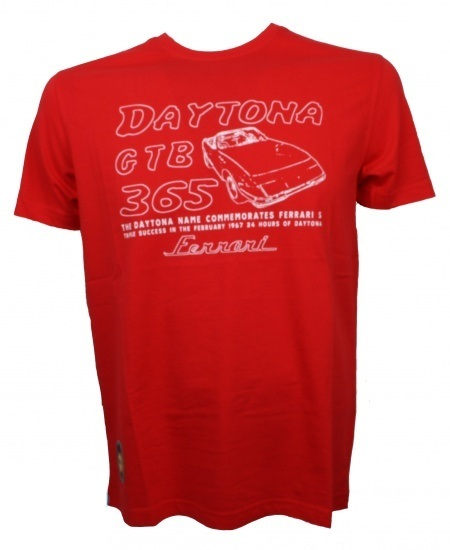 Ferrari 365GTB Daytona S/S tričko červené