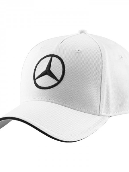 Šiltovka Mercedes AMG PETRONAS v bielej farbe