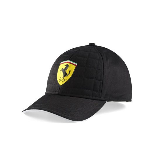 Šiltovka Scuderia Ferrari Quilt Stiched Čierna